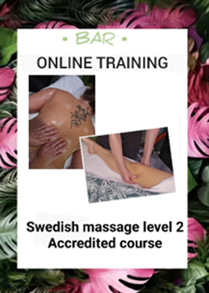Swedish massage level 2 accredited course